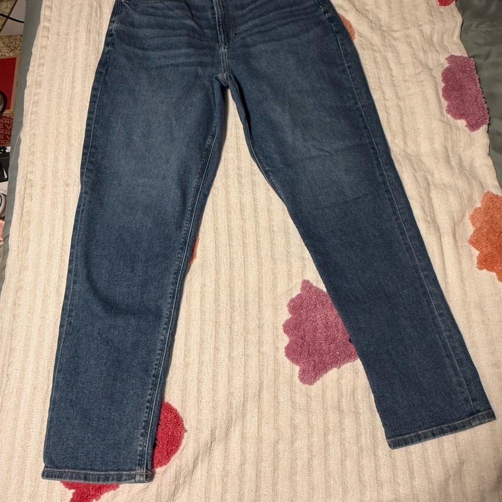 American Eagle Outfitters Dark Blue Straight Leg Jeans